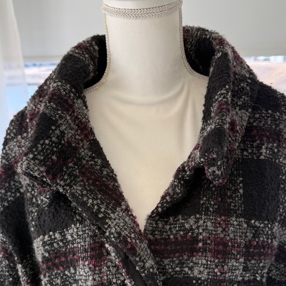 Linea Domani wool blend wrap coat jacket - Picture 4 of 16